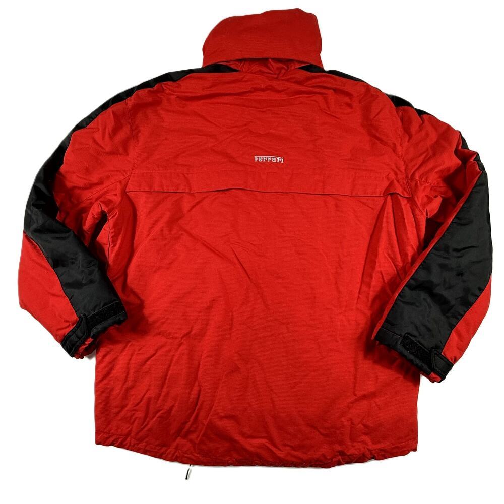 Ferrari Vintage 2002 men’s hooded full zip Racing Jacket Size L - Picture 9 of 16